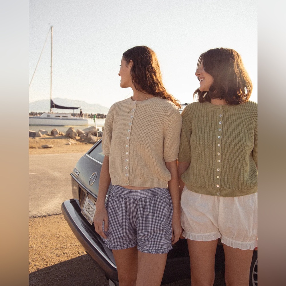 NWT Sonderhaus Coastal Cardigan - sand - Picture 6 of 7